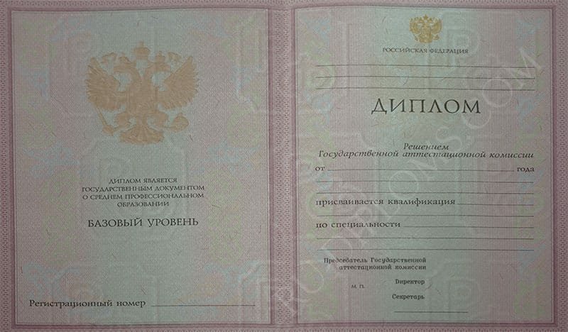Диплом техникума или колледжа 2004-2006 год  Диплом техникума или колледжа 2004-2006 год